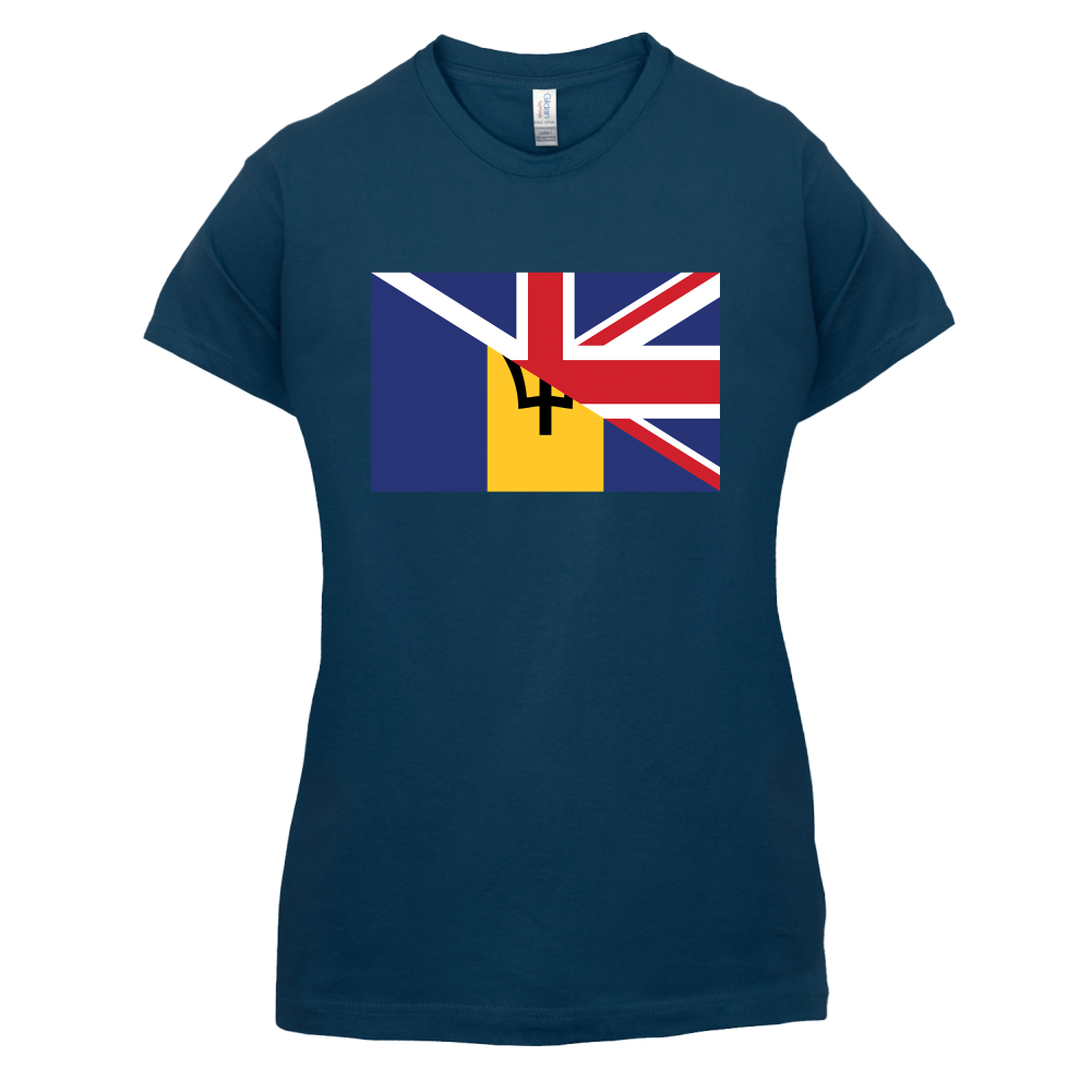 Half Barbados Half UK T Shirt