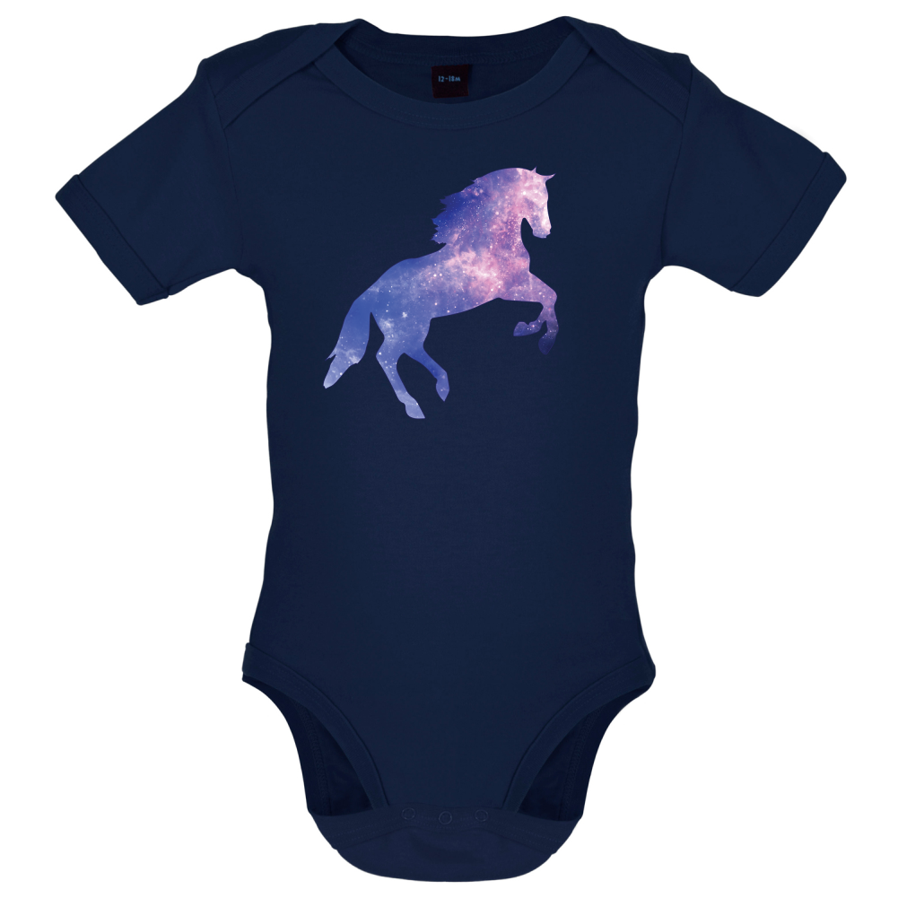 Galaxy Horse Baby T Shirt
