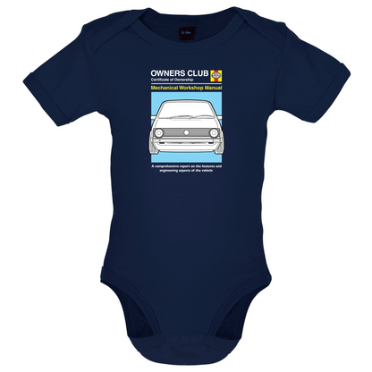 Car Owners Manual Golf MK1 Baby T Shirt