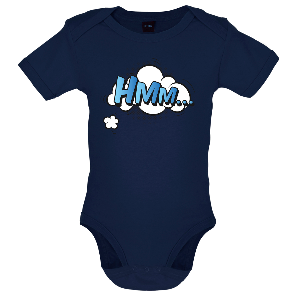 Hmm... Word Art Baby T Shirt