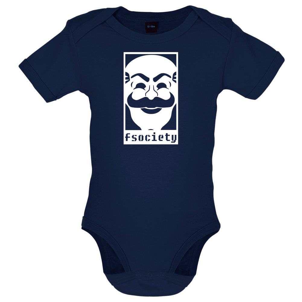 Fsociety Mask Baby T Shirt