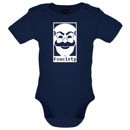 Fsociety Mask Baby T Shirt