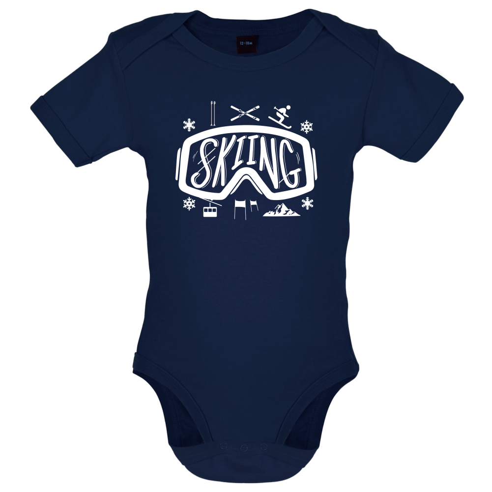 Skiing Goggles Baby T Shirt