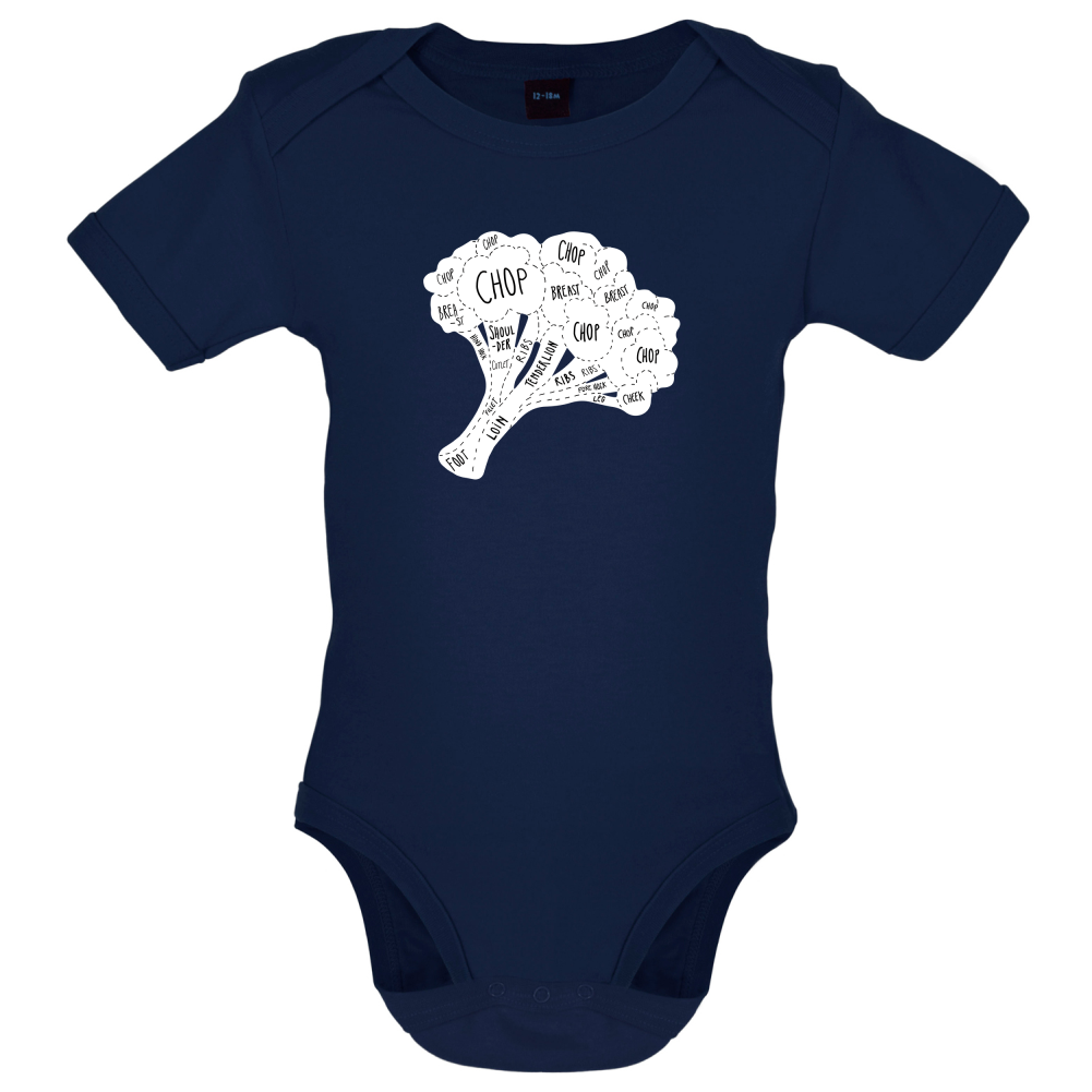 Butcher Broccoli Diagram Baby T Shirt