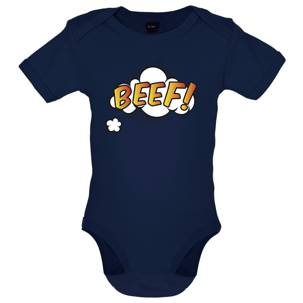 BEEF Word Art Baby T Shirt
