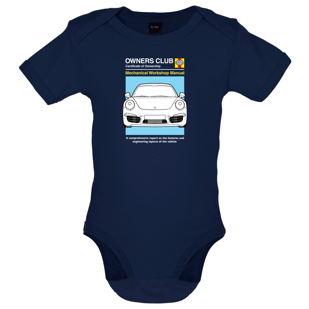 Car Owners Manual 911 Baby T Shirt