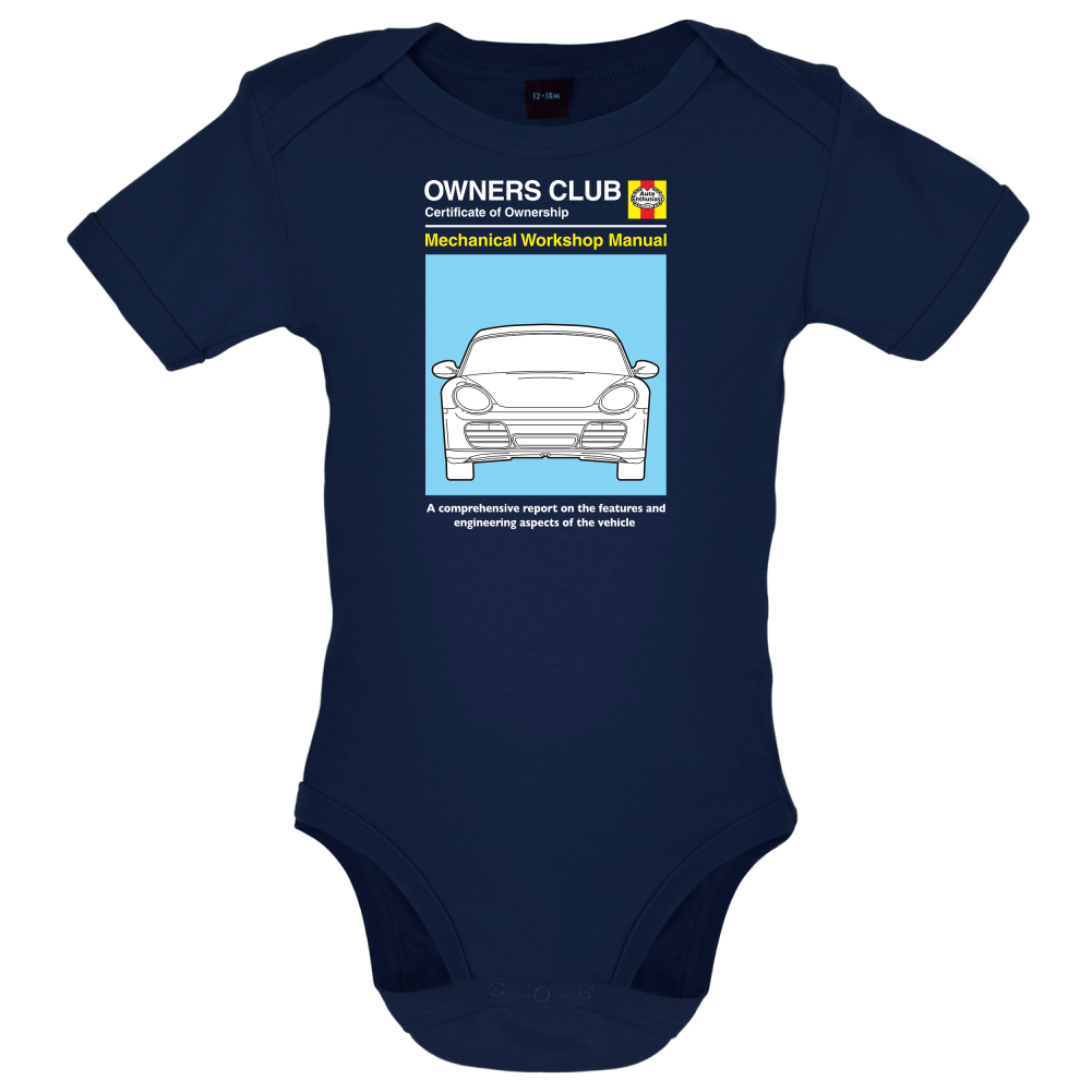 Car Owners Manual 987 Baby T Shirt