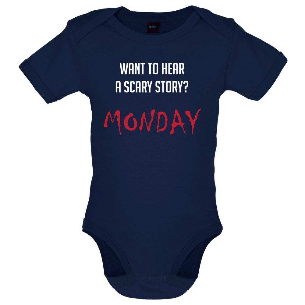 Scary Story, Monday Baby T Shirt