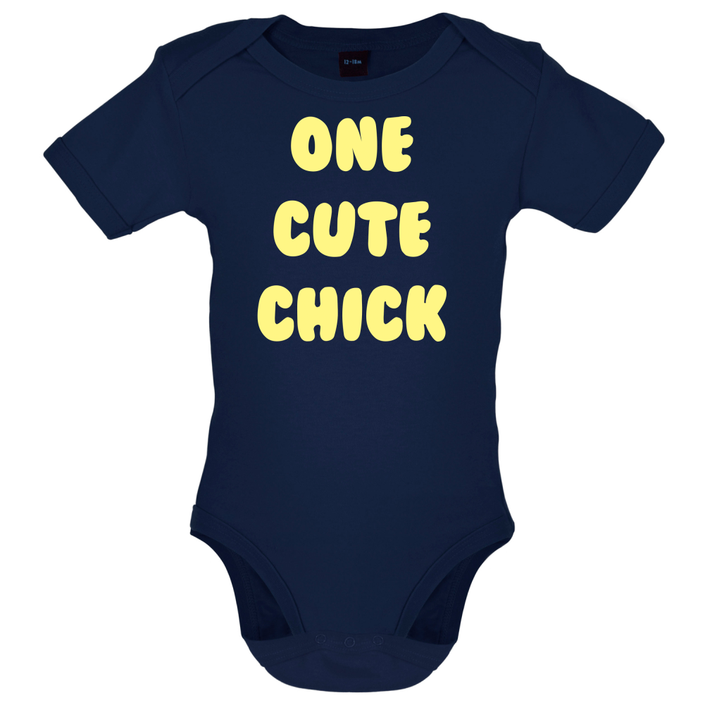 One Cute Chick  Baby T Shirt