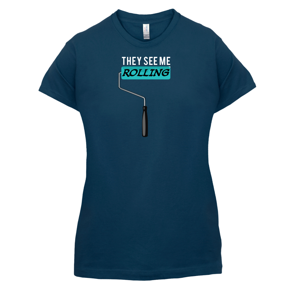 They See Me Rolling (Paint Roller) T Shirt