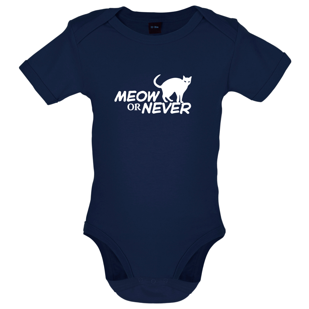 Meow Or Never Baby T Shirt