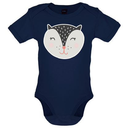Smiley Face Badger Mrs T Shirt