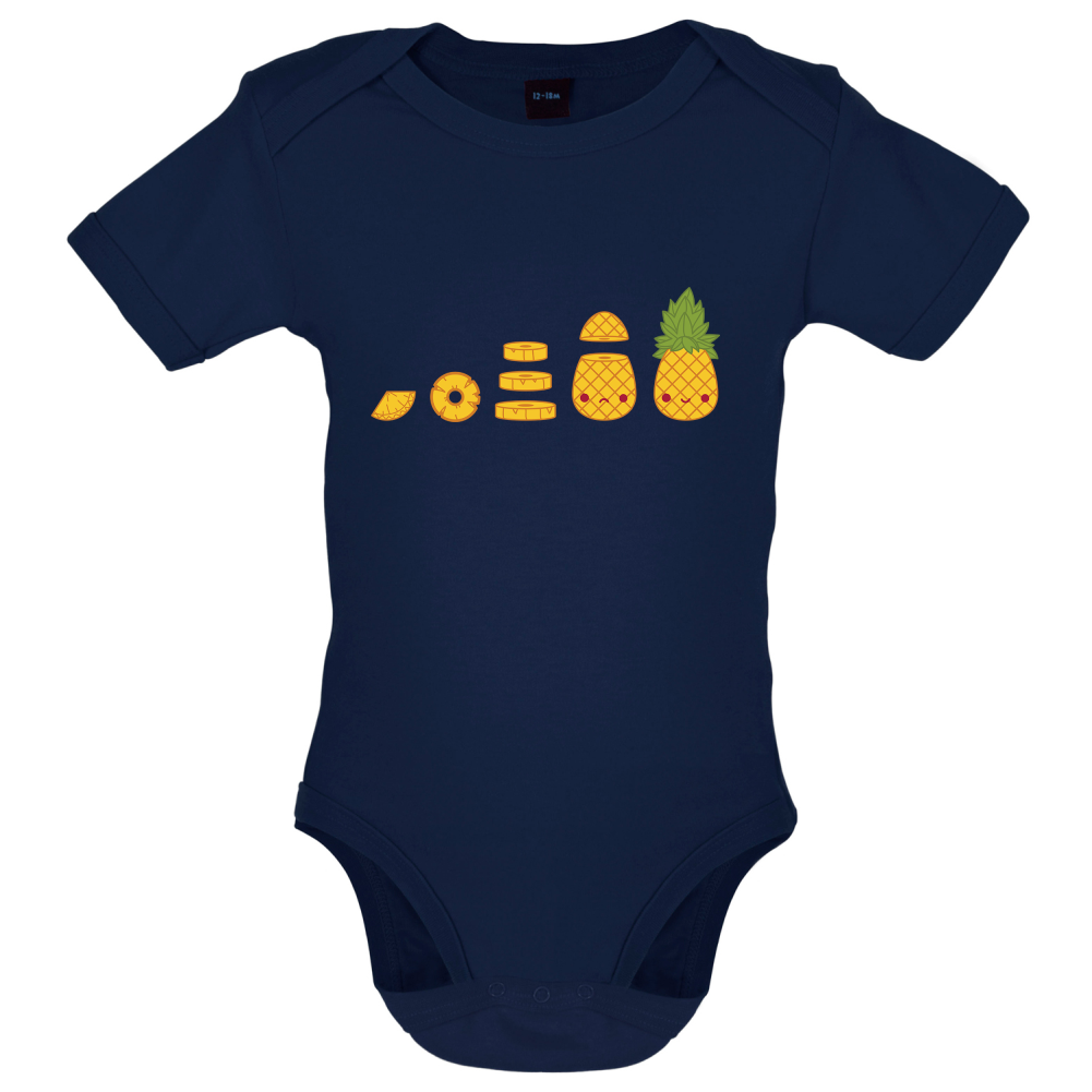 Evolution Of Pineapple Baby T Shirt