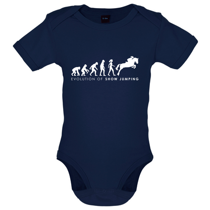 Evolution Of Woman Show Jumping Baby T Shirt