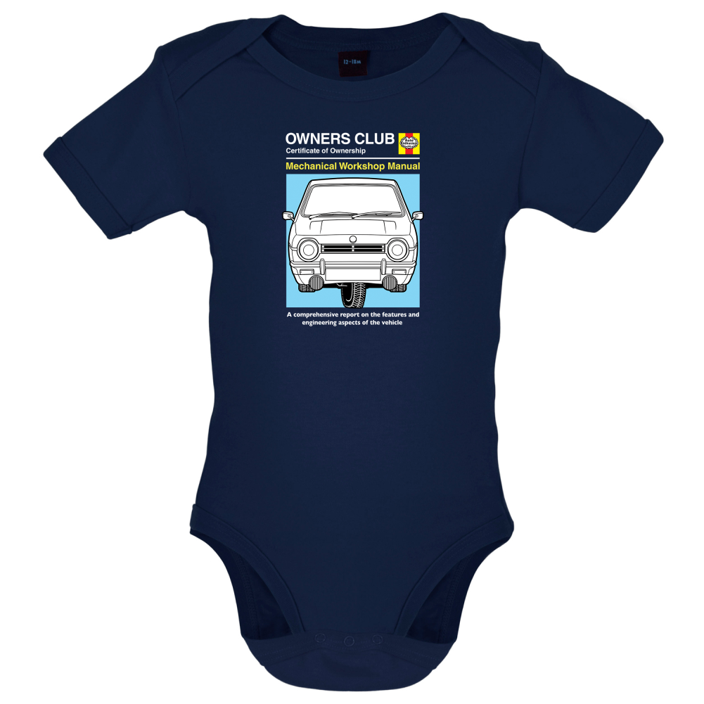 Car Owners Manual Reliant Robin Baby T Shirt