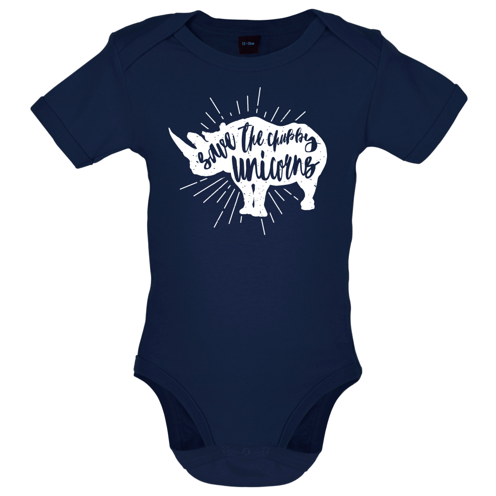 Chubby Unicorns Baby T Shirt