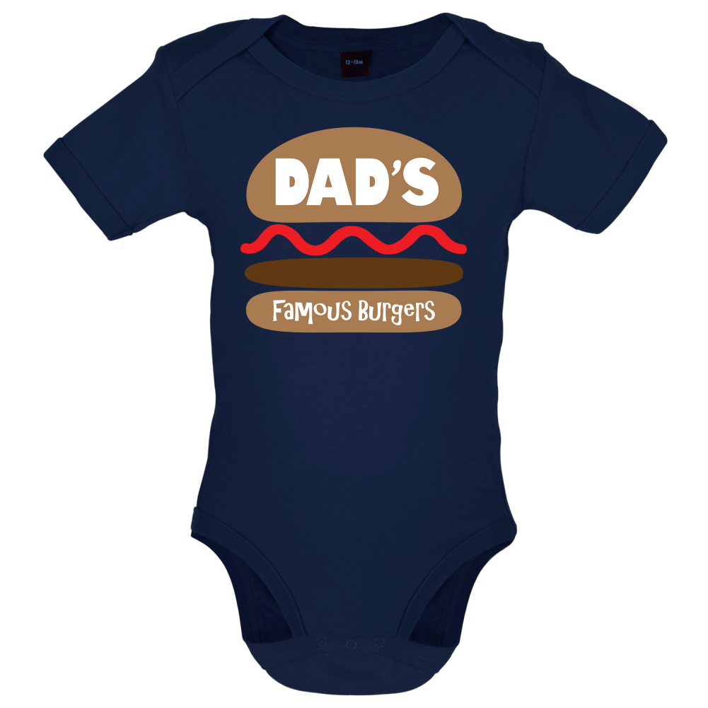 Dad's Famous Burgers Baby T Shirt