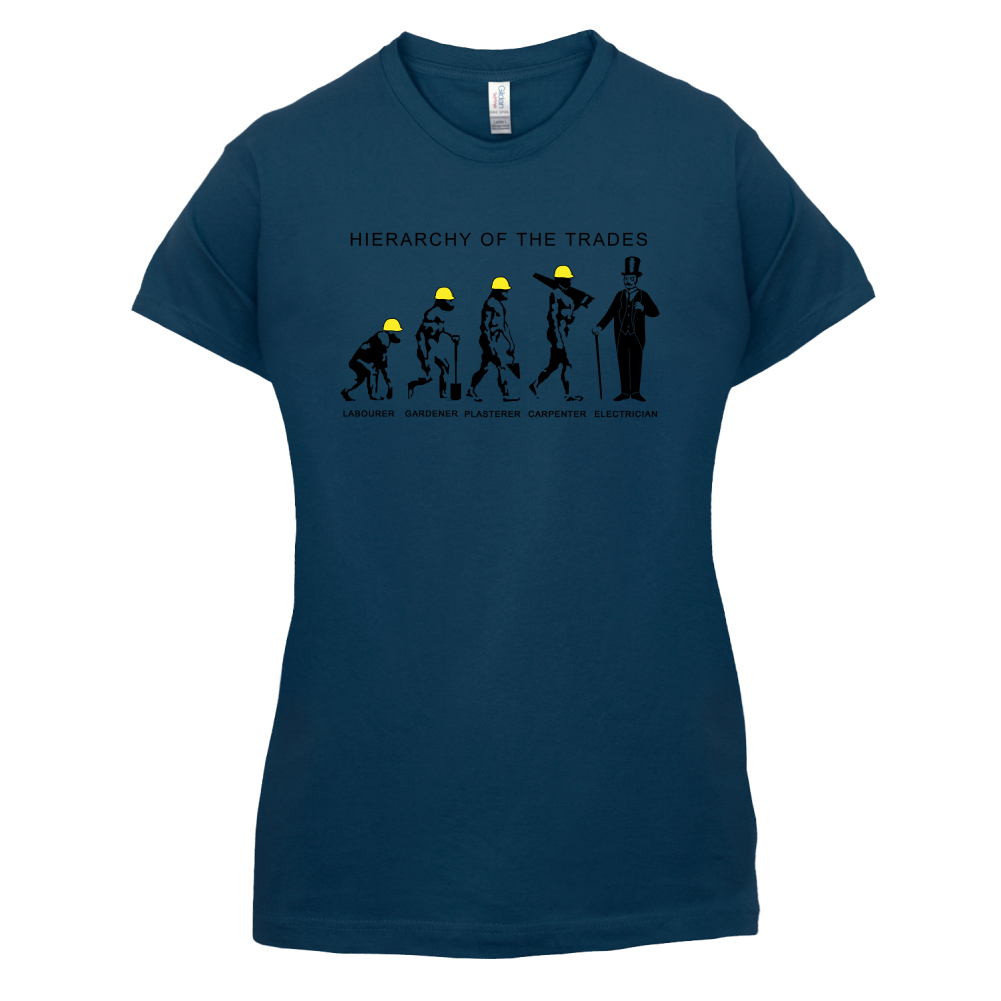 Hierarchy of Trades Electricians T Shirt