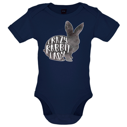 Crazy Rabbit Lady Baby T Shirt