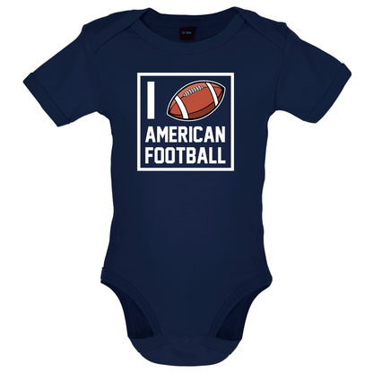 I Heart American Football Baby T Shirt