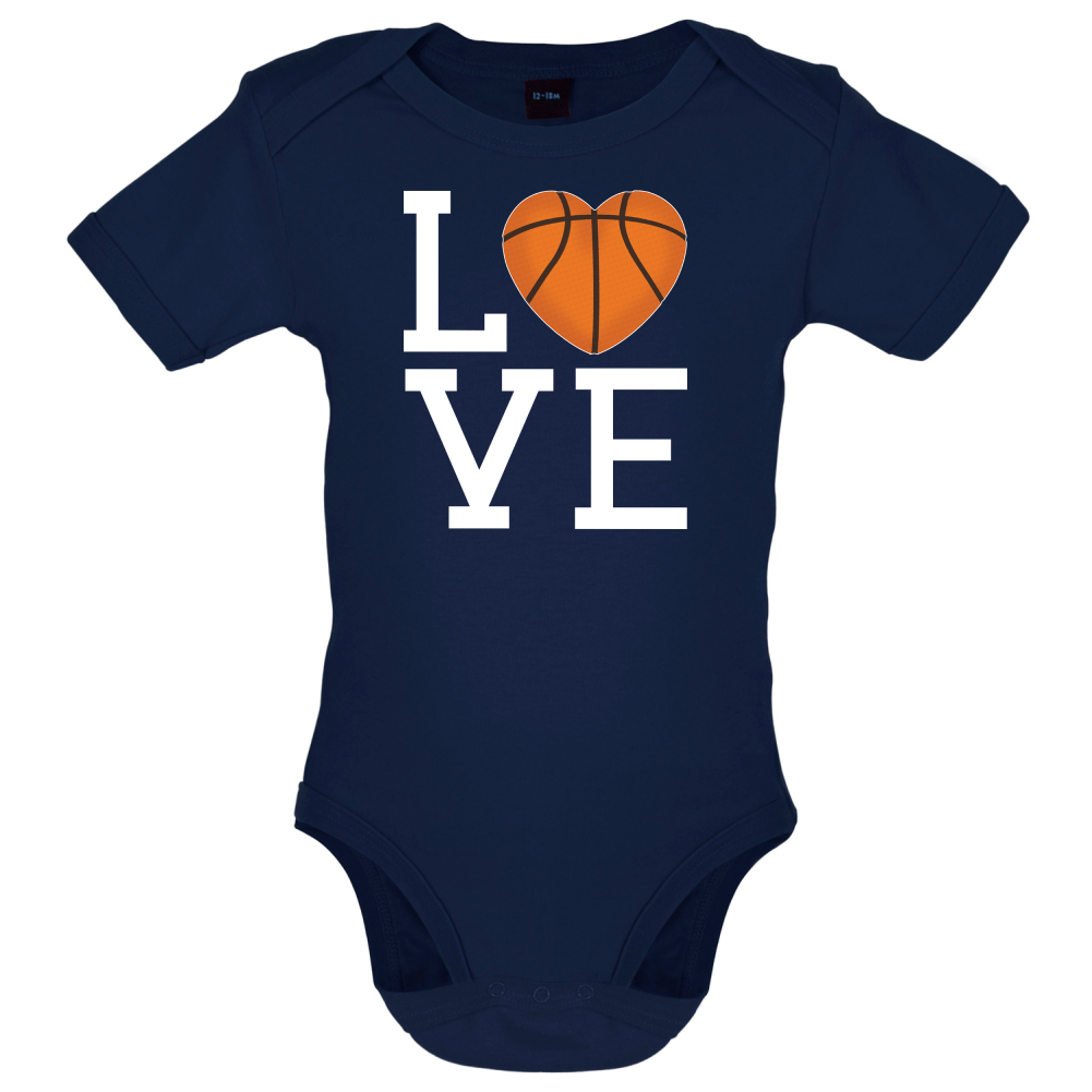 I Love Basketball  Baby T Shirt