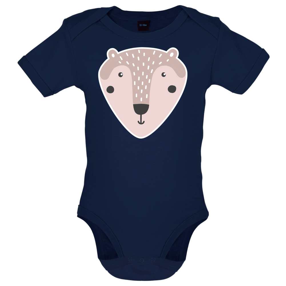 Smiley Face Mr Bear Baby T Shirt