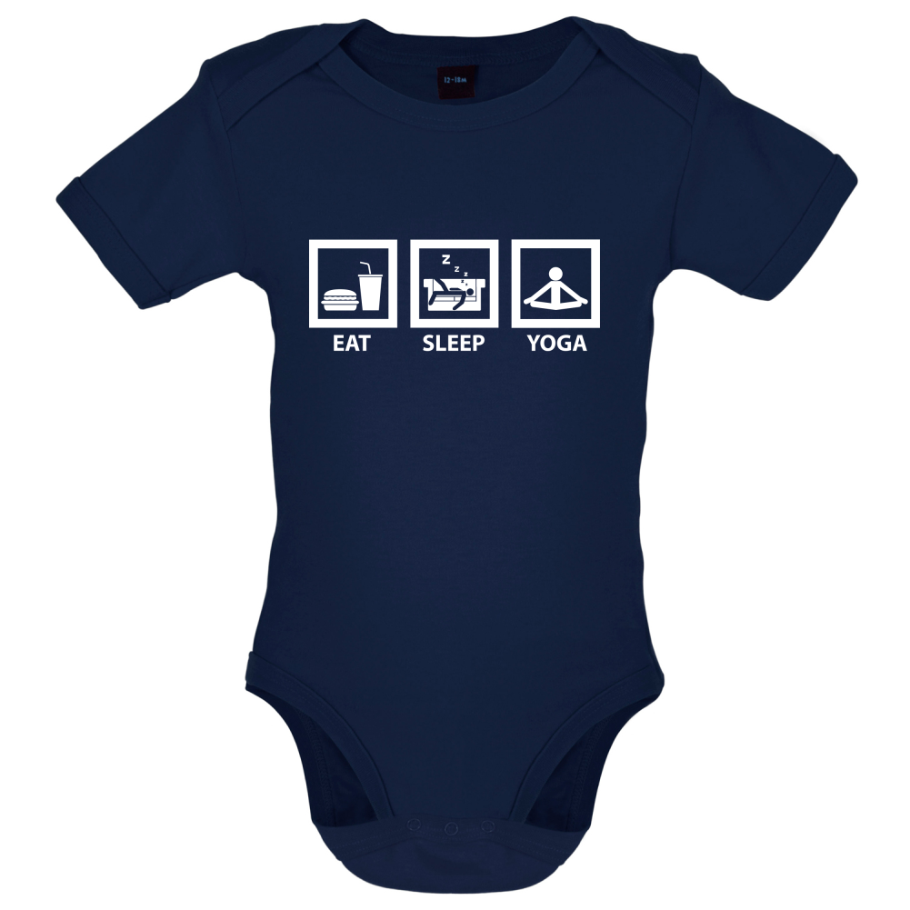 Eat Sleep Yoga Baby T Shirt