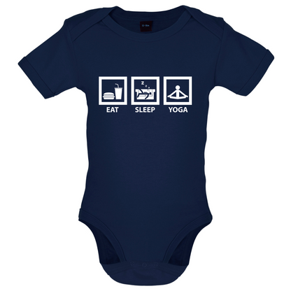 Eat Sleep Yoga Baby T Shirt