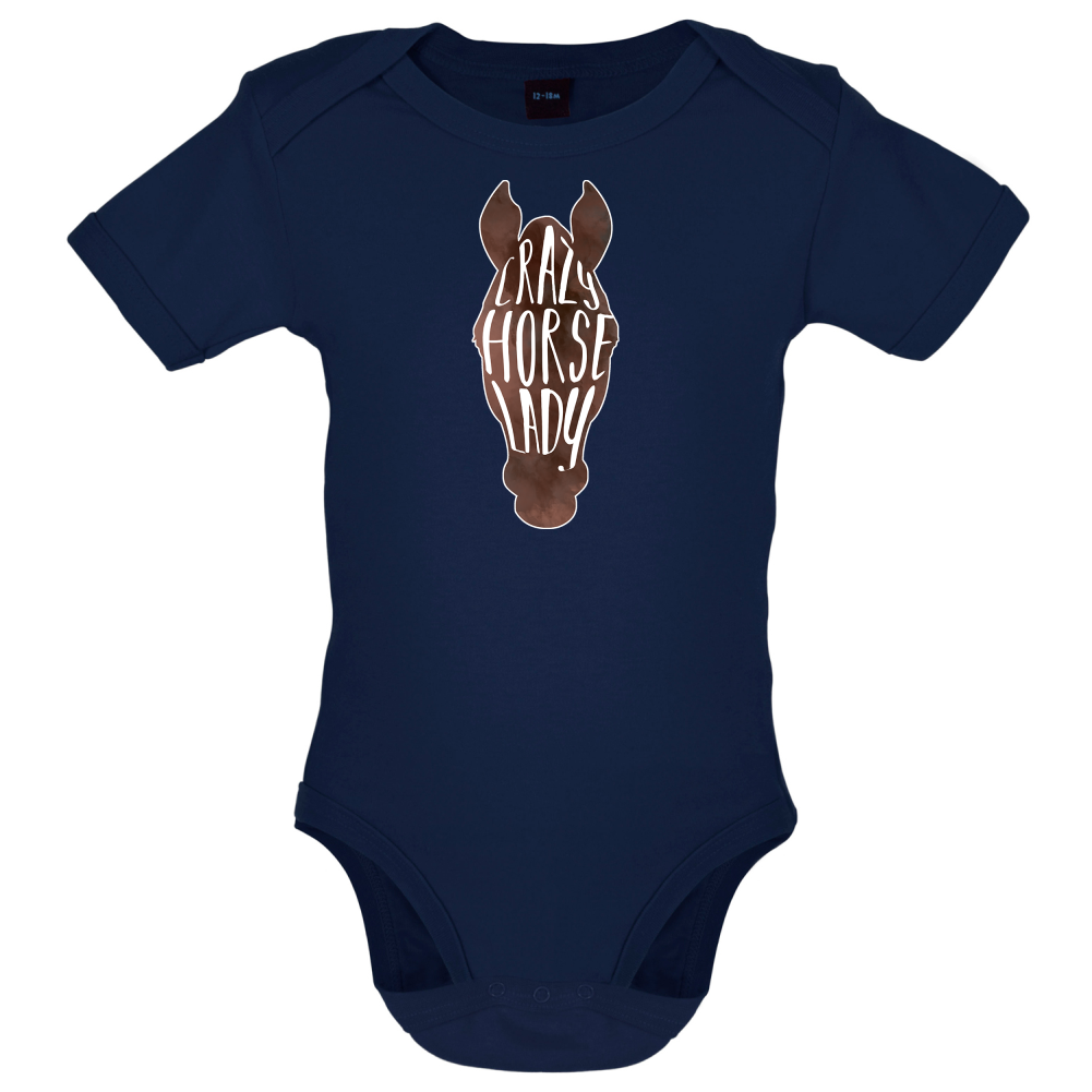 Crazy Horse Lady Baby T Shirt