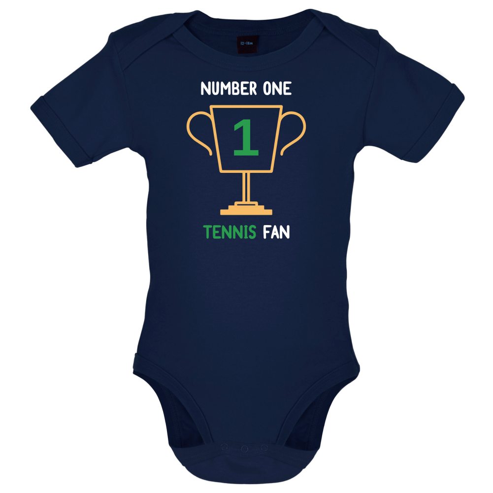 Number 1 Tennis Fan Baby T Shirt