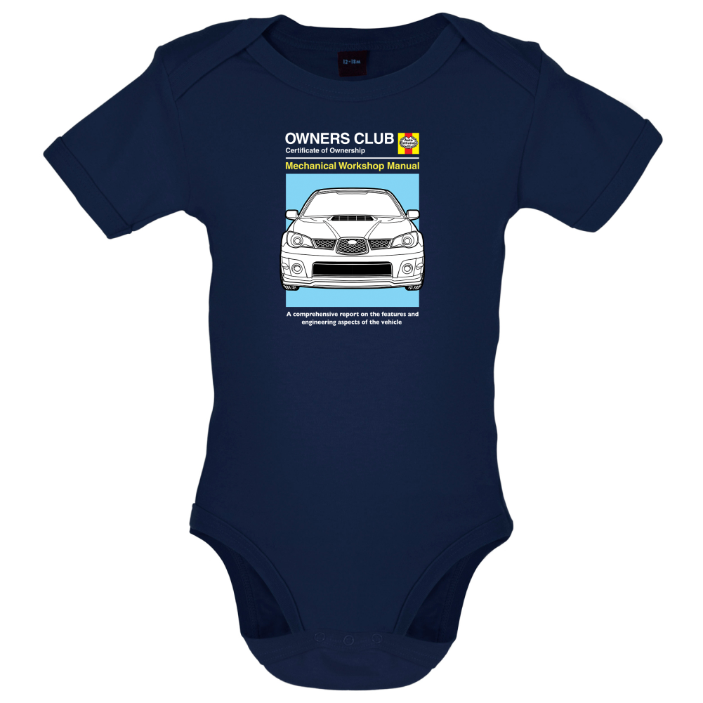 Car Owners Manual Impreza Baby T Shirt