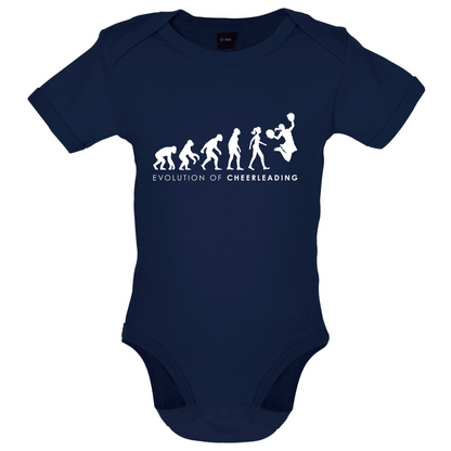 Evolution Of Woman Cheerleading Baby T Shirt