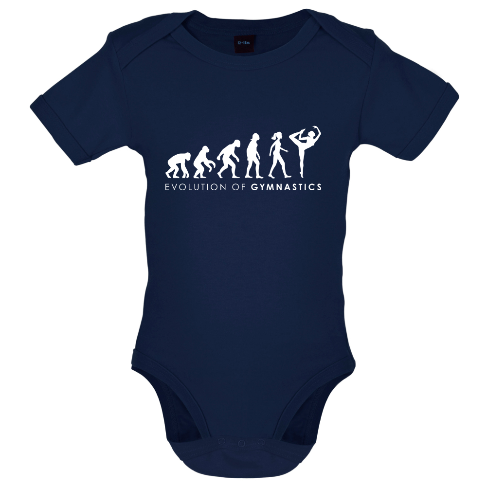 Evolution Of Woman Gymnastics Baby T Shirt
