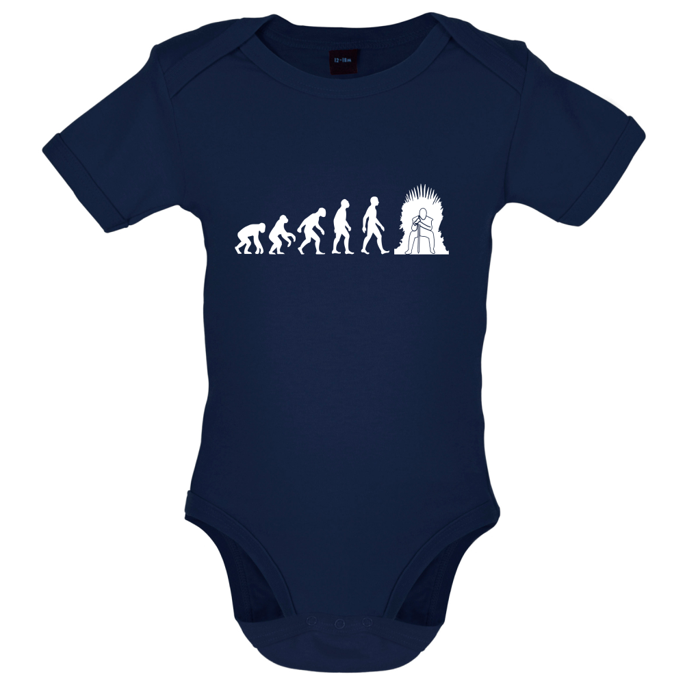 Evolution Iron Throne Baby T Shirt