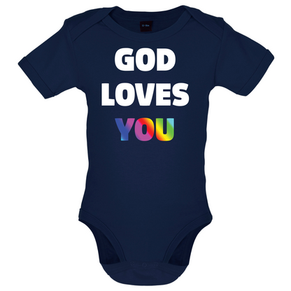 God Loves You Baby T Shirt