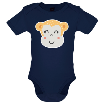 Smiley Face Monkey  Baby T Shirt