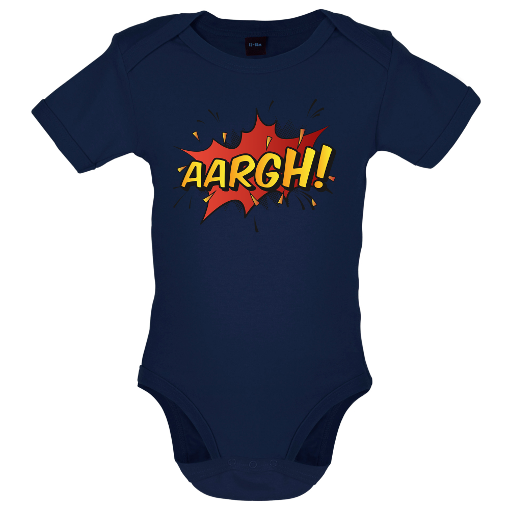 AARGH Word Art Baby T Shirt