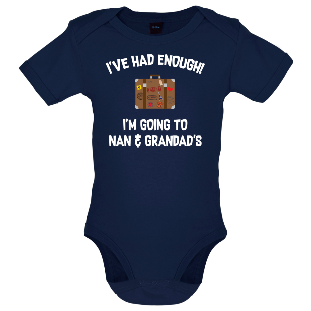 I'm Going To Nan And Grandad's Baby T Shirt