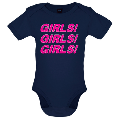 Girls Girls Girls Baby T Shirt