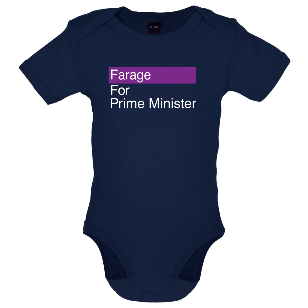 Farage for Prime Minister Baby T Shirt