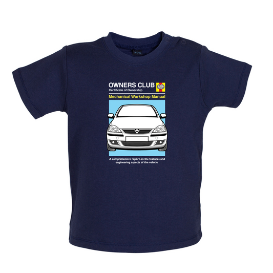 Car Owners Manual Corsa Baby T Shirt