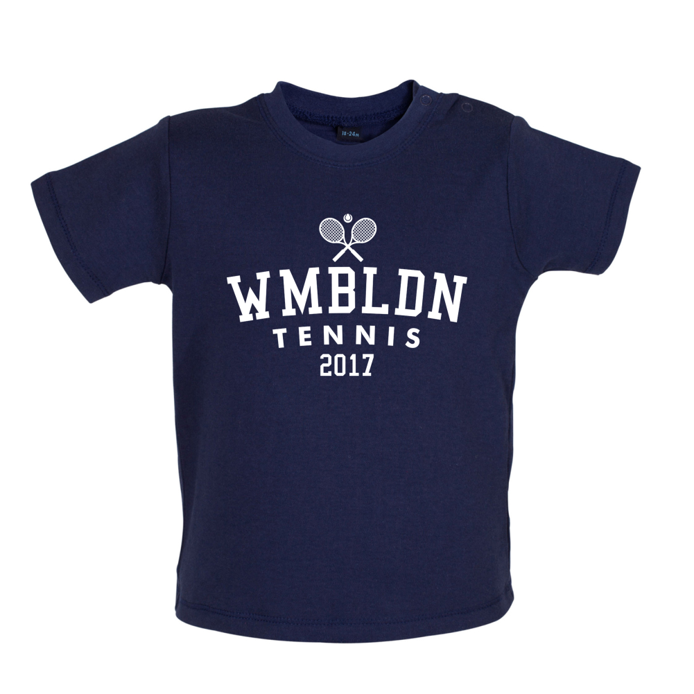 Wmbledon Tennis Baby T Shirt