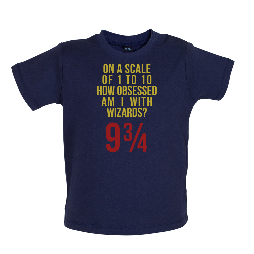 Obsessed With Wizards Baby T Shirt