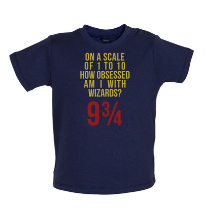 Obsessed With Wizards Baby T Shirt