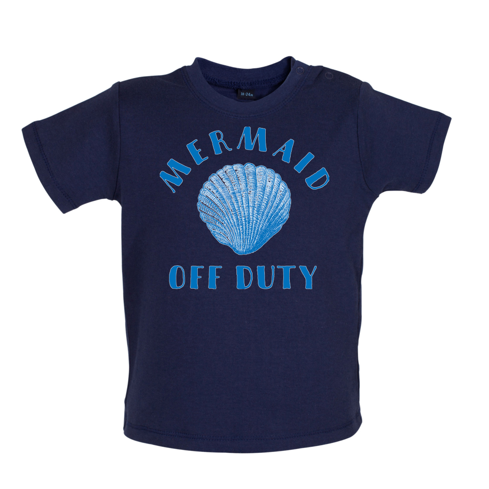 Off Duty Mermaid Baby T Shirt