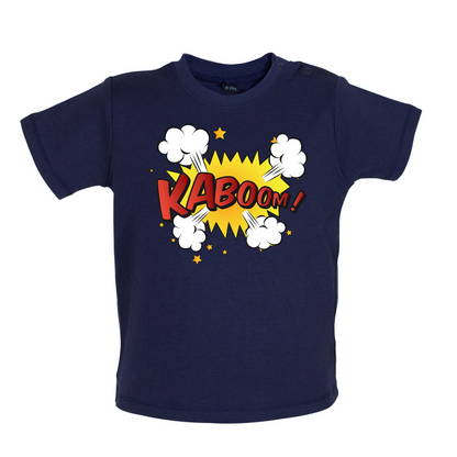 Kaboom! Word Art Baby T Shirt