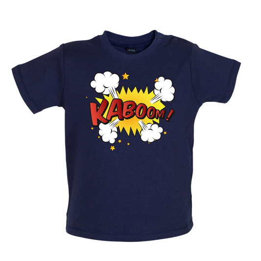 Kaboom! Word Art Baby T Shirt