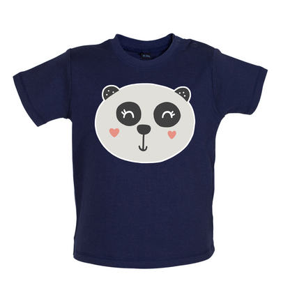 Smiley Face Panda T Shirt