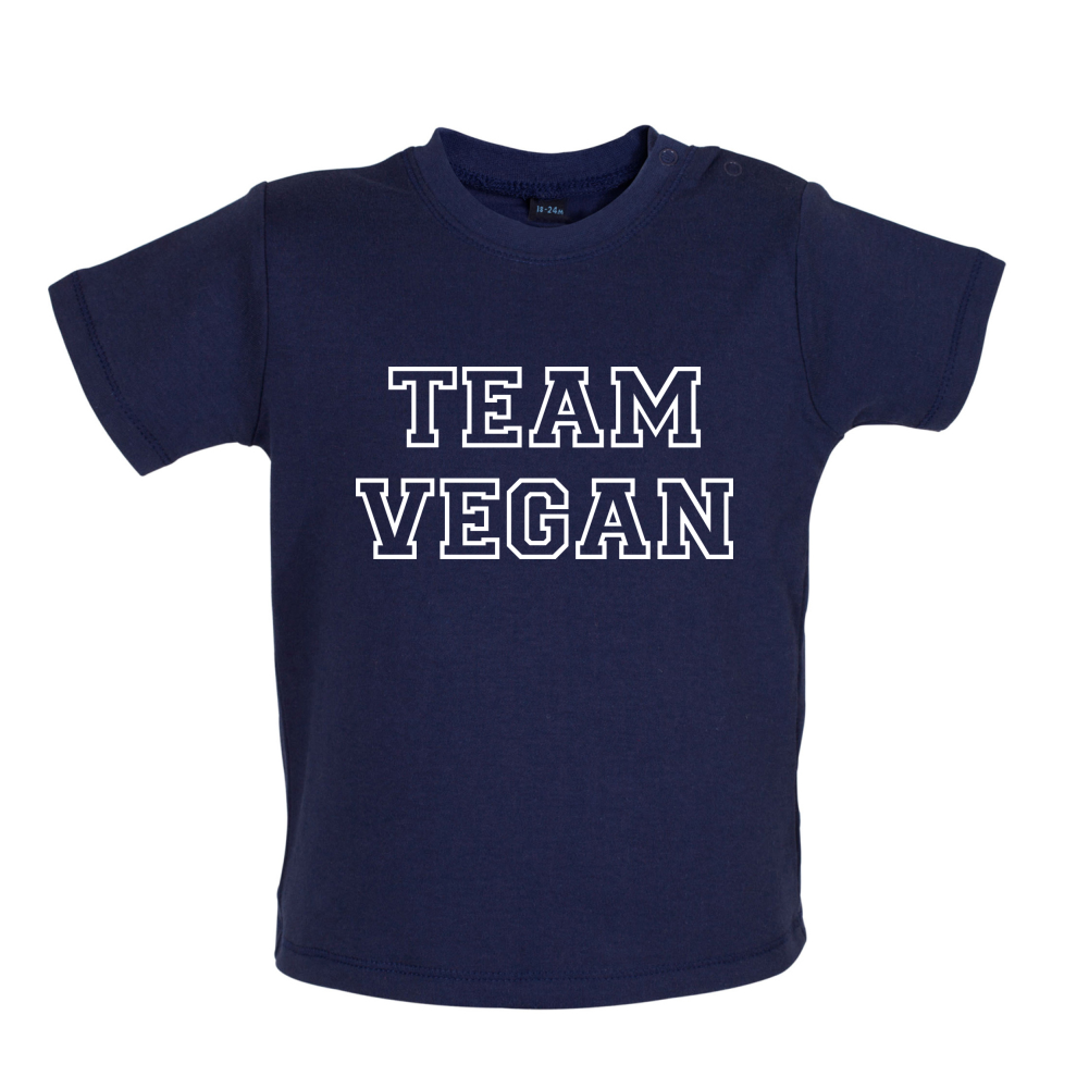 Team Vegan Baby T Shirt