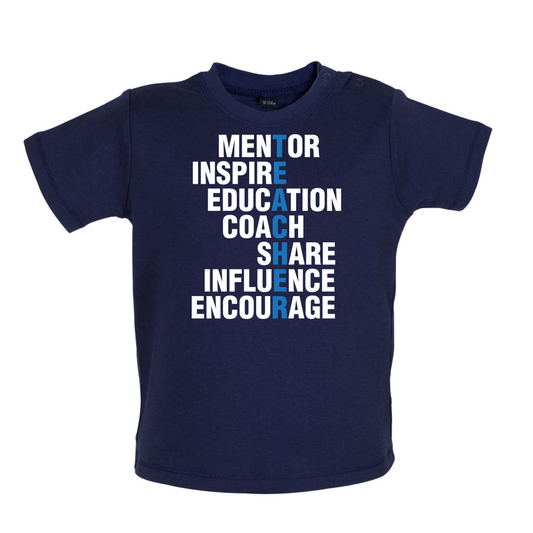 Teacher Quote Baby T Shirt